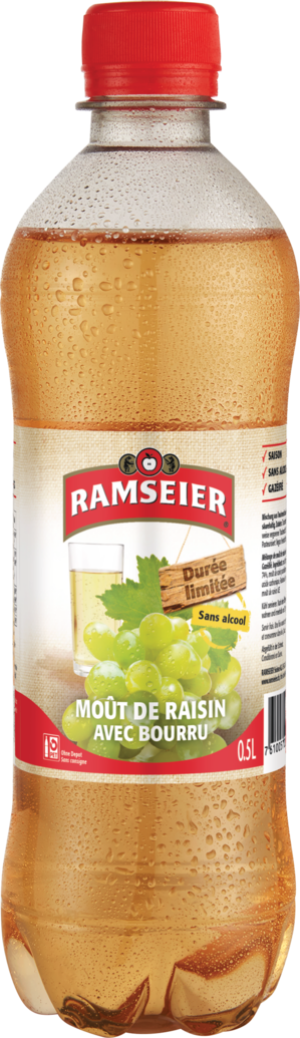 Jus de raisin blanc avec bourru