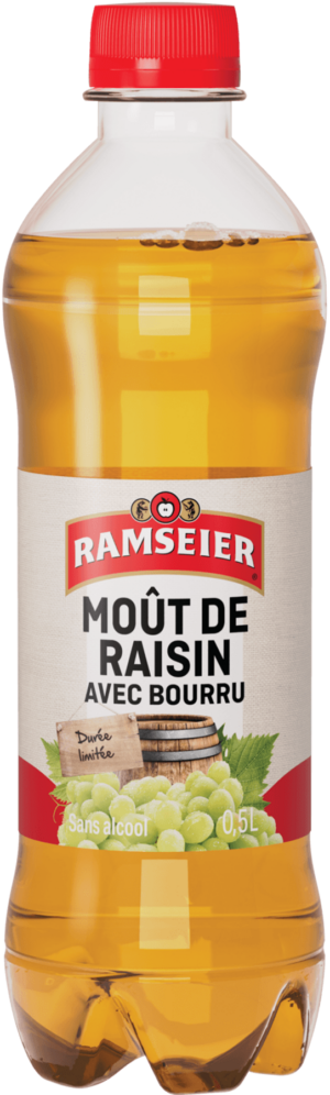 Moût de raisin blanc avec bourru