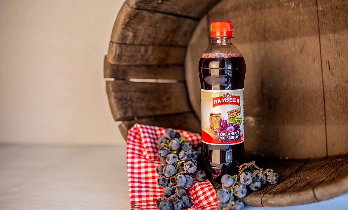 RAMSEIER Traubensaft mit Sauser alkoholfrei | RAMSEIER